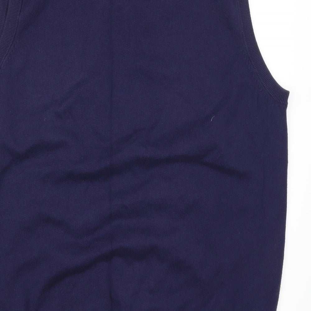 Lincoln Mens Blue   Vest Jumper Size L