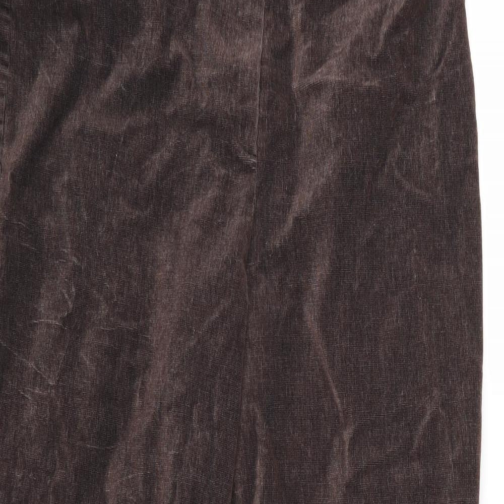 Marks and Spencer Womens Brown   Trousers  Size 16 L28 in