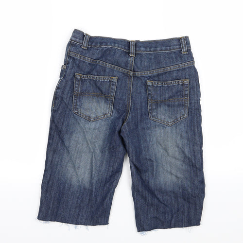 Denim & Co. Boys Blue  Denim Chino Shorts Size 11-12 Years