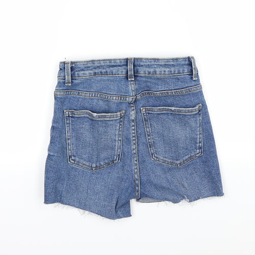 Primark Womens Blue  Denim Chino Shorts Size 4