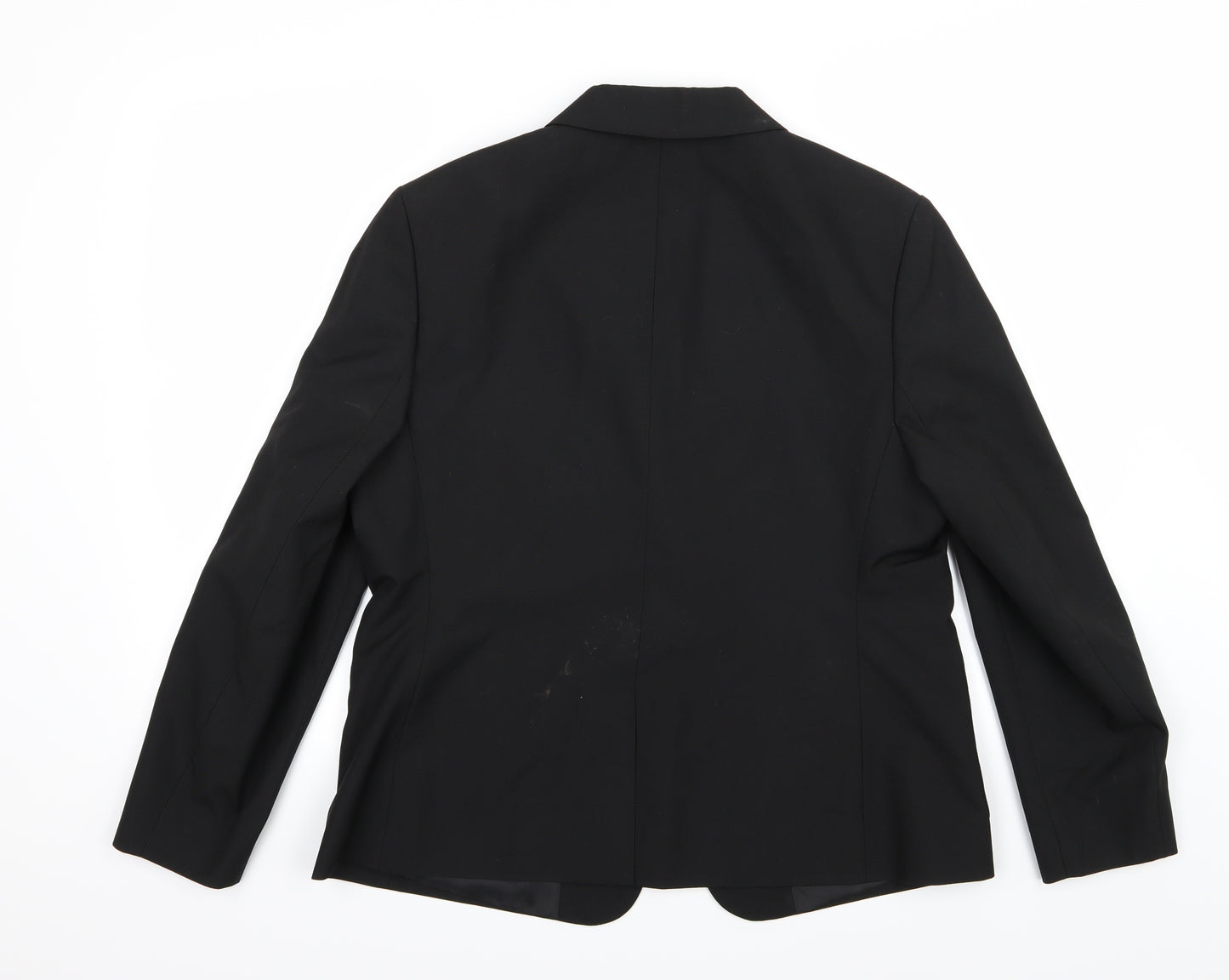 Marks and Spencer Girls Black  Rayon Jacket Blazer   - School