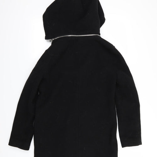 F&F Womens Black   Overcoat Coat Size 10