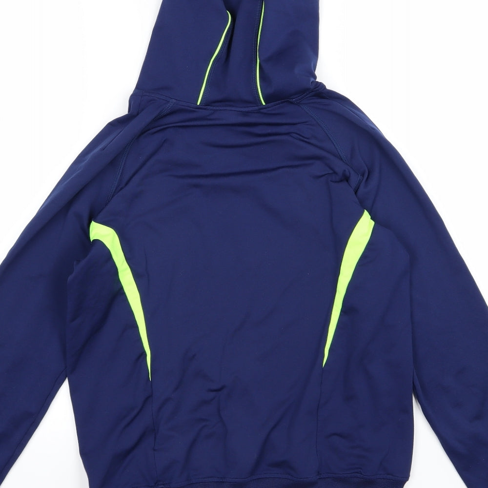 DOMYOS Boys Blue   Pullover Hoodie Size 14 Years