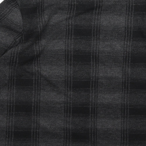 TU Womens Grey Striped Jersey Pullover Sweatshirt Size 14