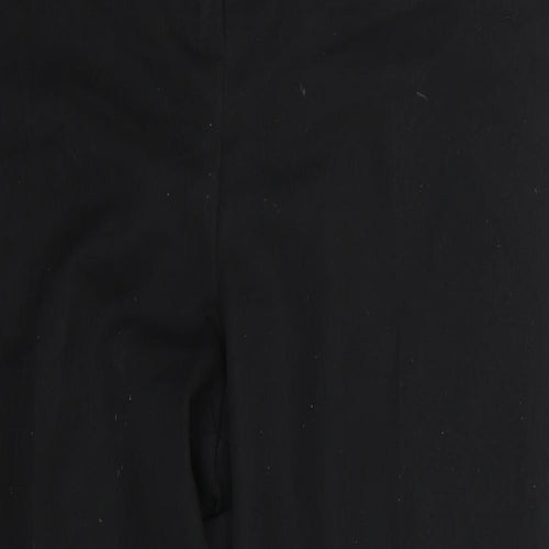 Warehouse Womens Black  Rayon Trousers  Size 14 L27 in