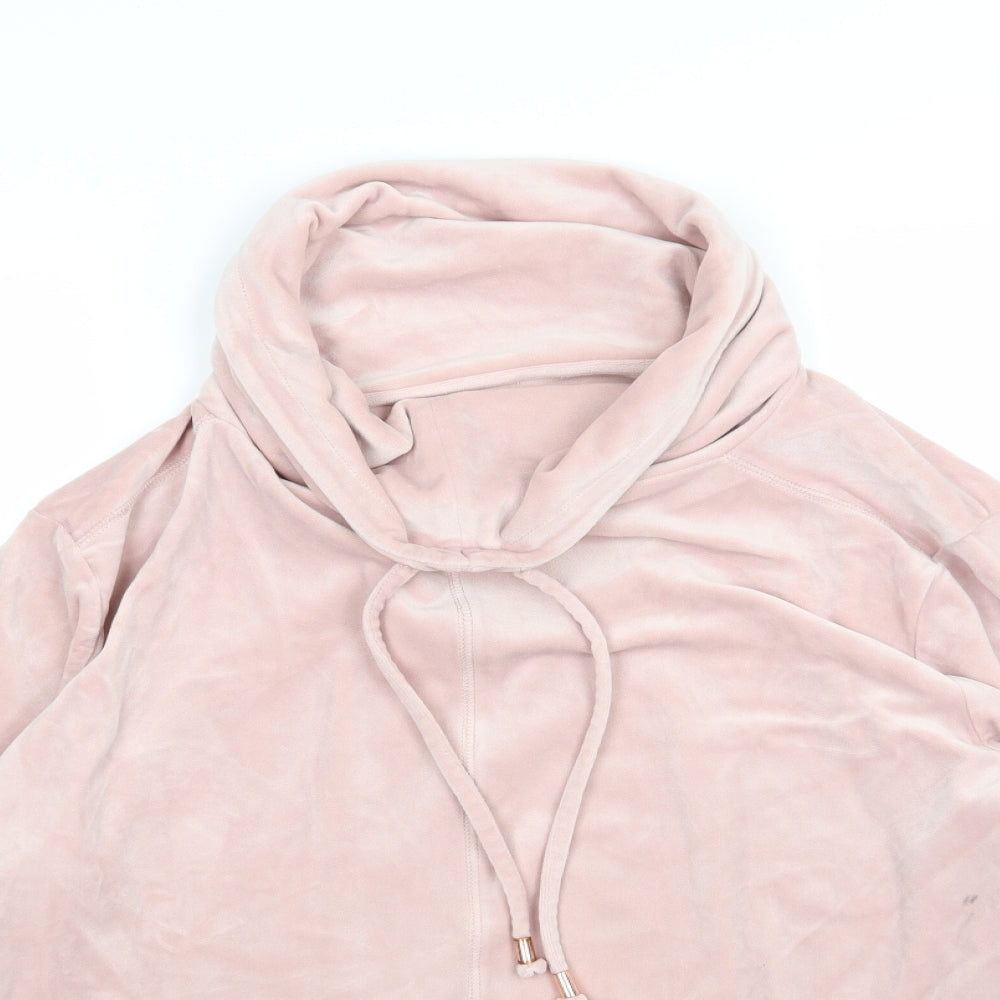 George Womens Pink  Velour Top Pyjama Top Size 20