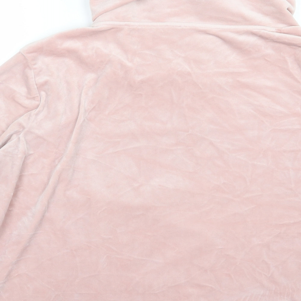George Womens Pink  Velour Top Pyjama Top Size 20