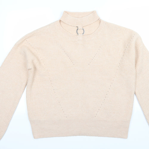 Primark Womens Pink  Knit Pullover Jumper Size XL