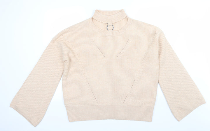 Primark Womens Pink Knit Pullover Jumper Size XL