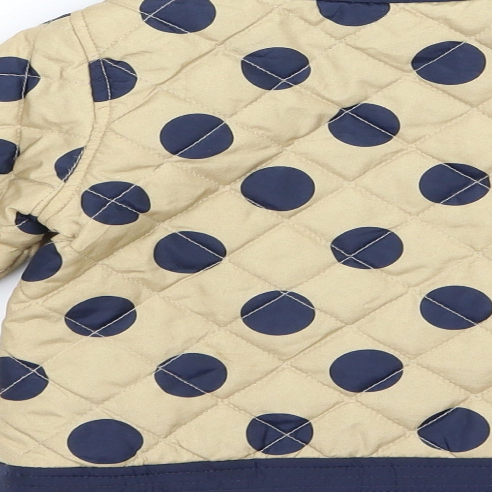 Matalan Girls Gold Polka Dot  Jacket  Size 18-24 Months