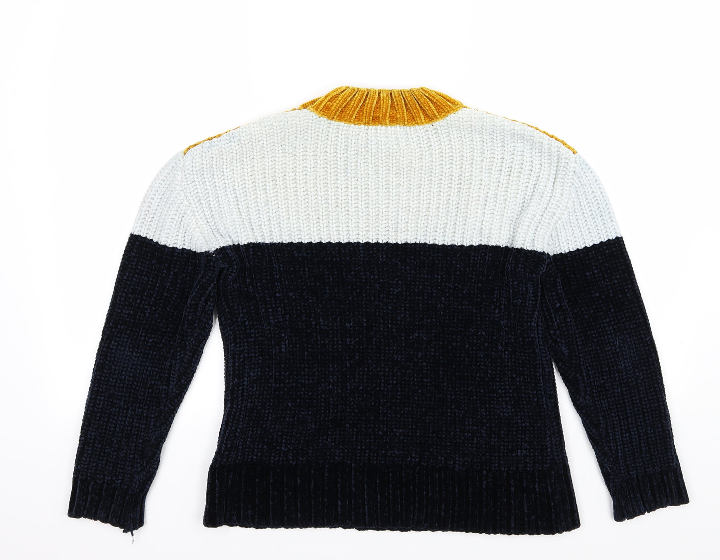 Primark Womens Multicoloured Striped Knit Pullover Jumper Size XS