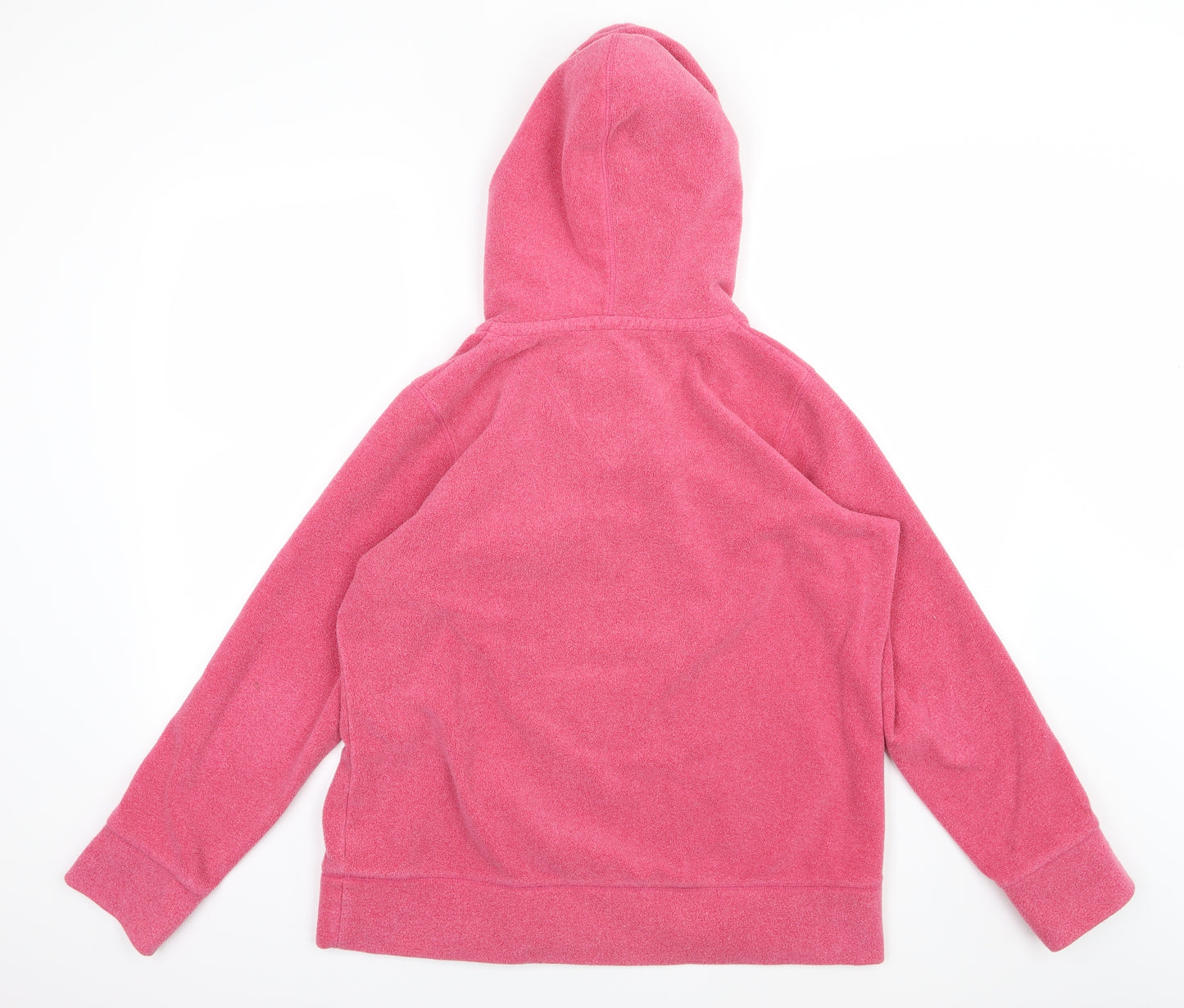Marks and Spencer Womens Pink  Fleece Pullover Hoodie Size 16