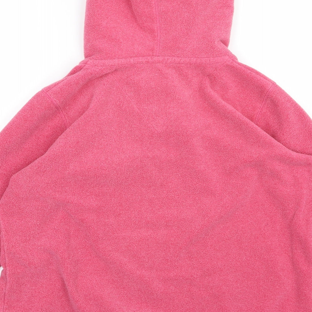 Marks and Spencer Womens Pink  Fleece Pullover Hoodie Size 16
