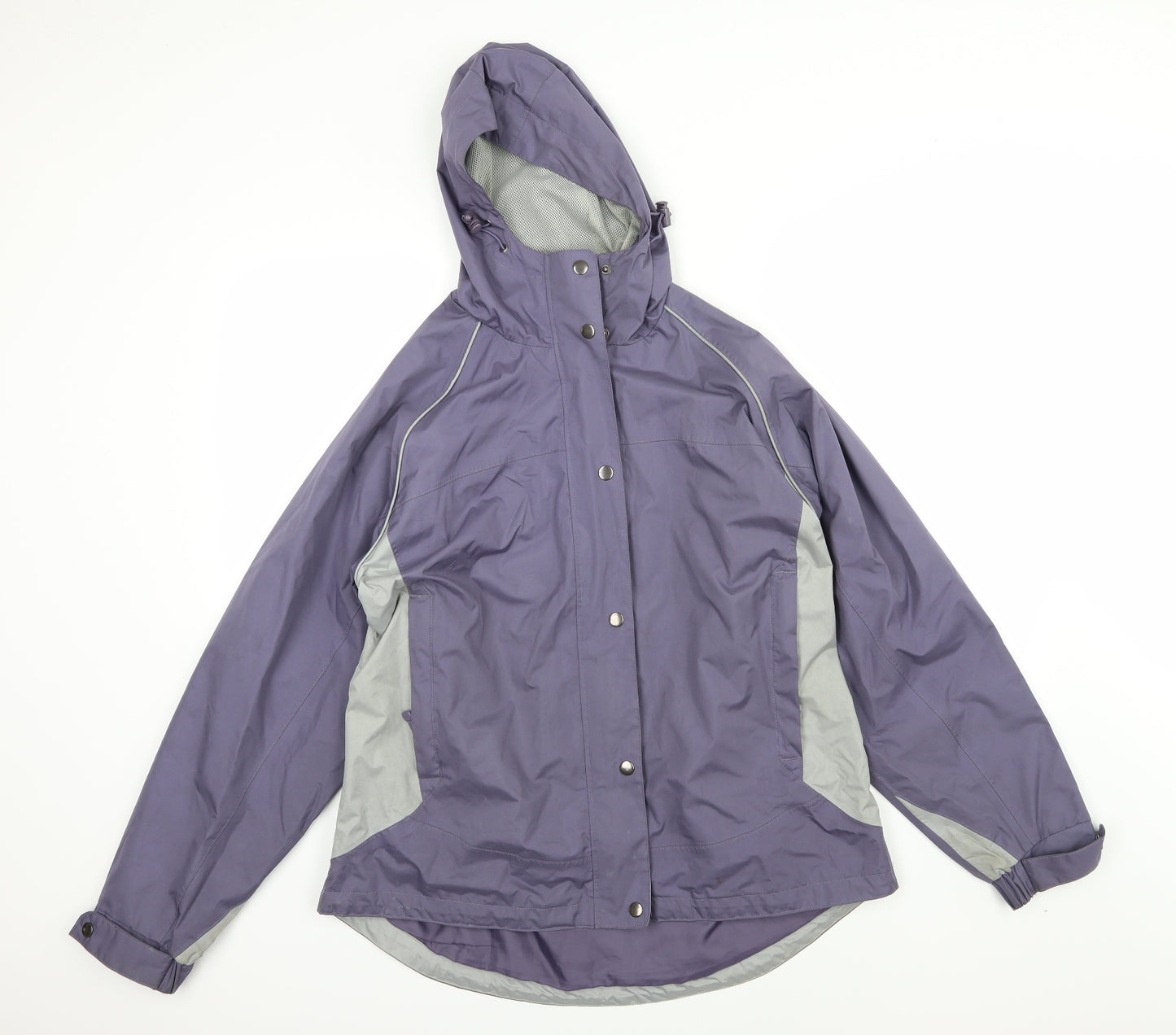One valley Womens Purple   Rain Coat Jacket Size M
