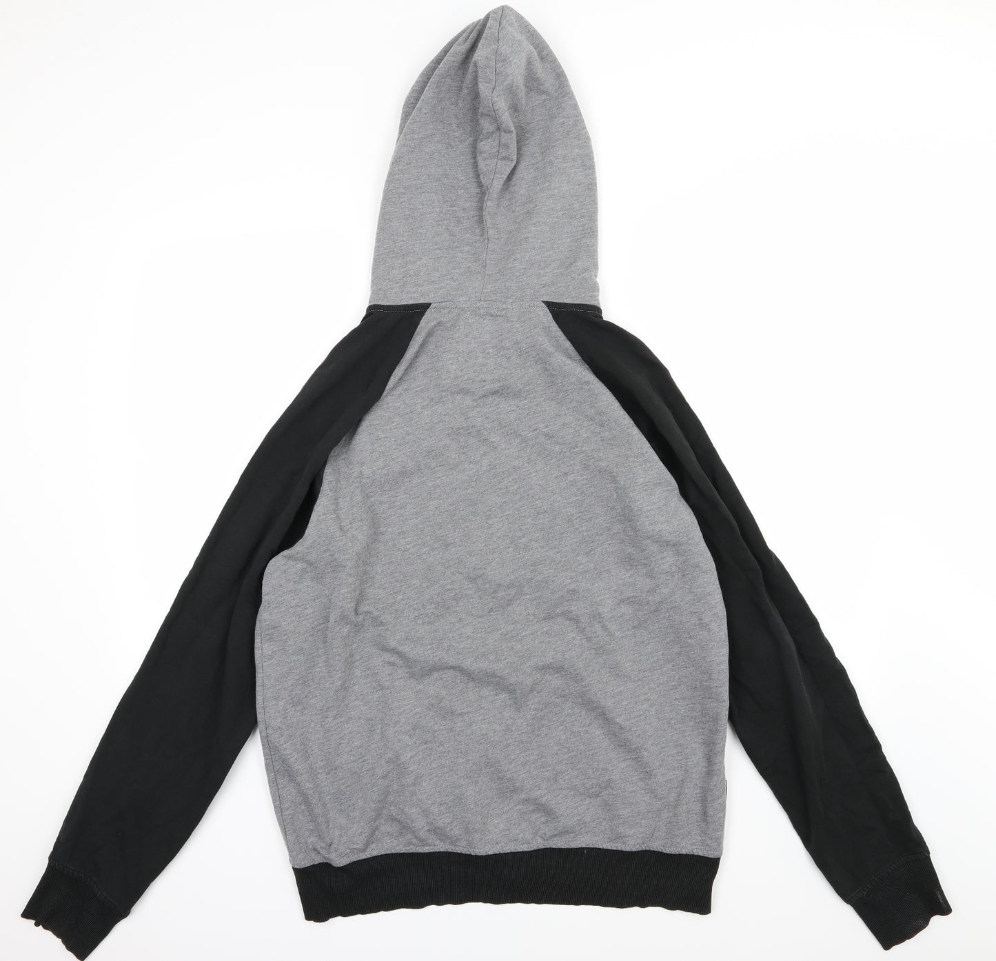 PEACEFUL HOOLIGAN Mens Grey  Jersey Full Zip Hoodie Size XL