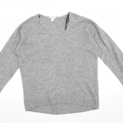 H&M Womens Grey   Pullover Jumper Size XS