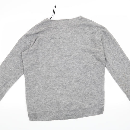 H&M Womens Grey   Pullover Jumper Size XS
