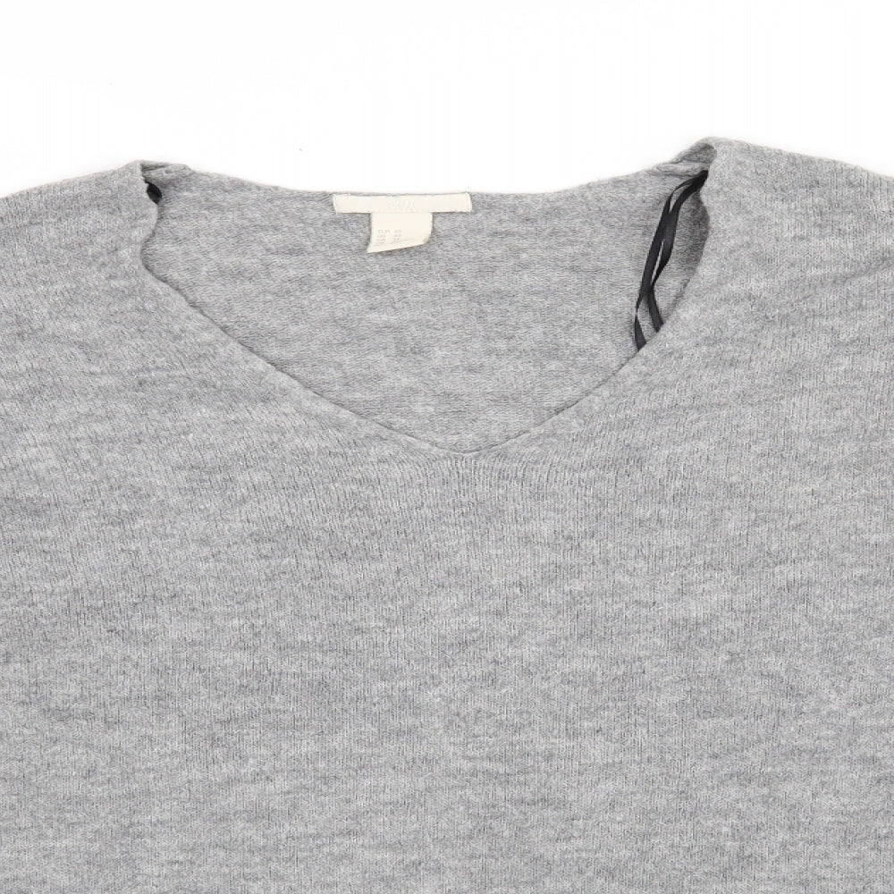 H&M Womens Grey   Pullover Jumper Size XS