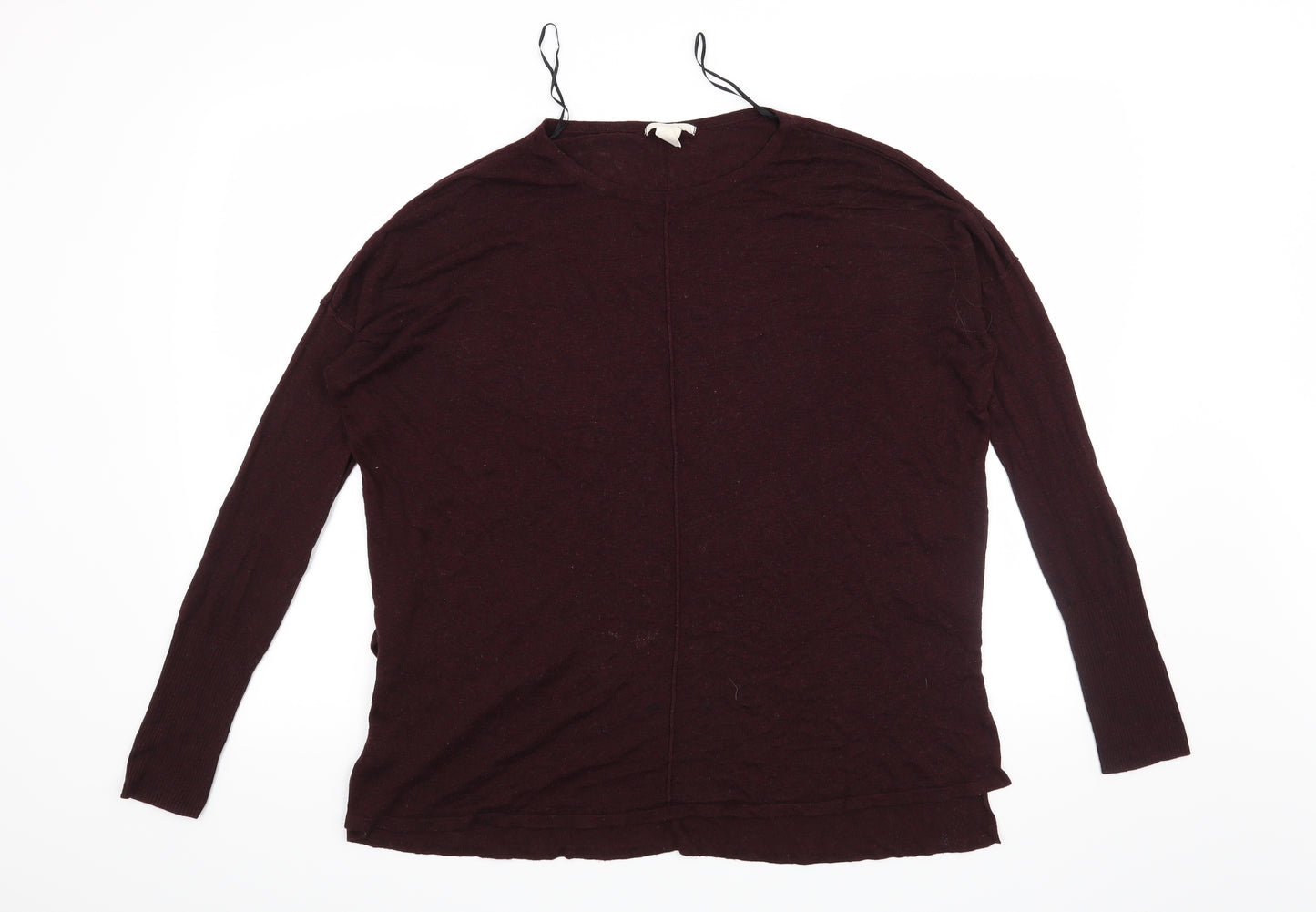 H&M Womens Red   Pullover Jumper Size S