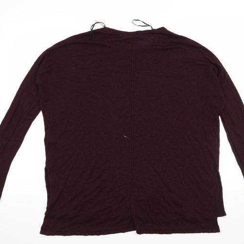H&M Womens Red   Pullover Jumper Size S