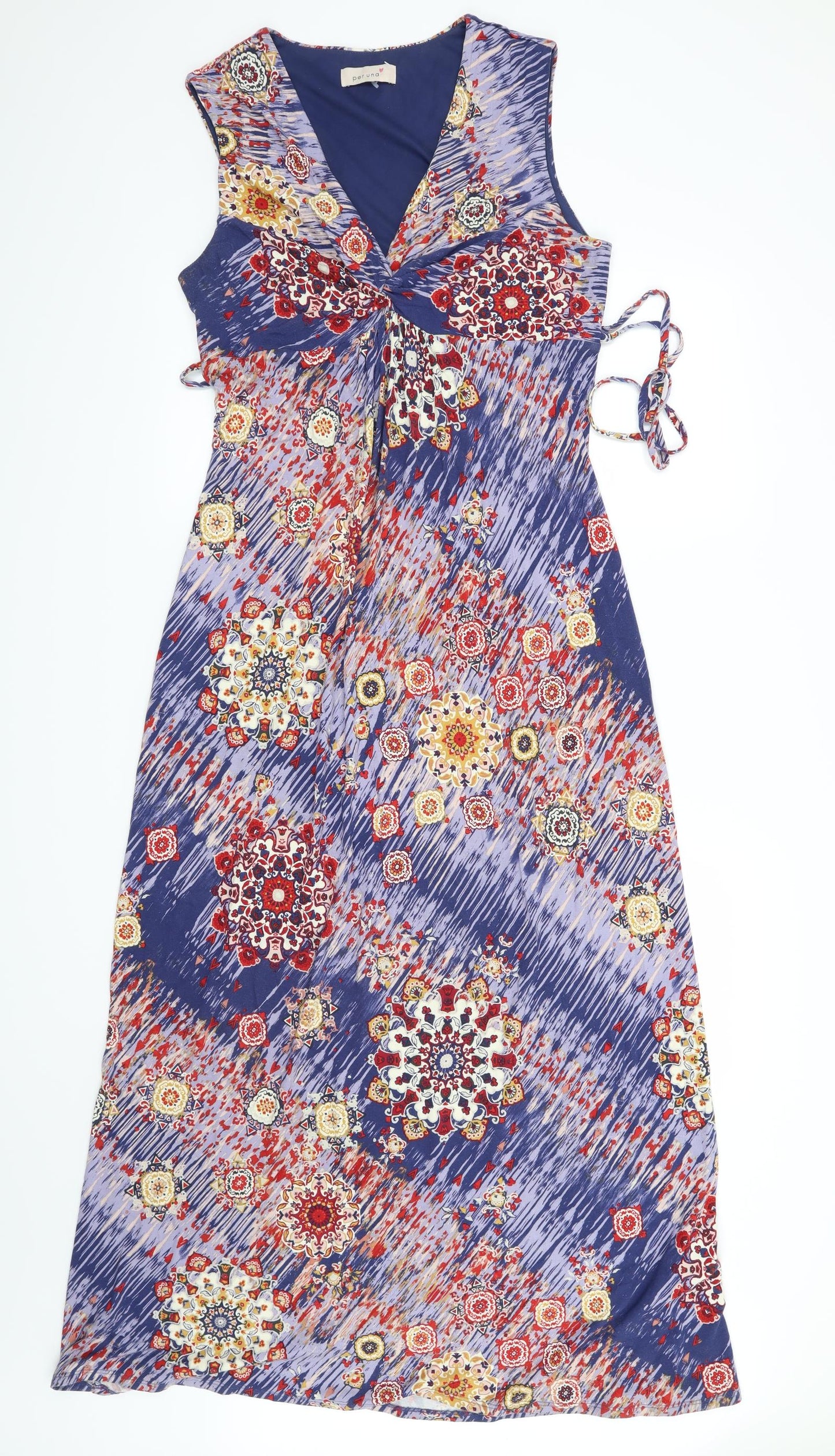 Per Una Womens Blue Paisley  Maxi  Size 12