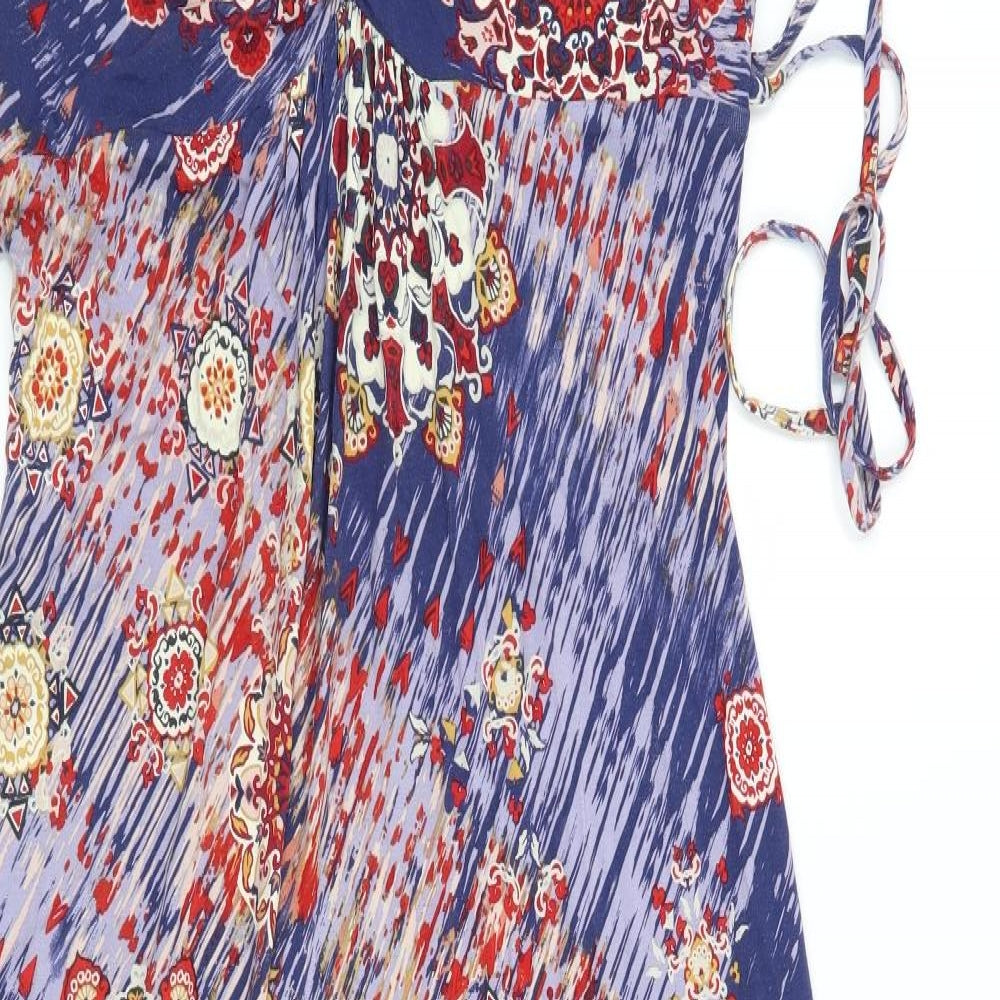 Per Una Womens Blue Paisley  Maxi  Size 12