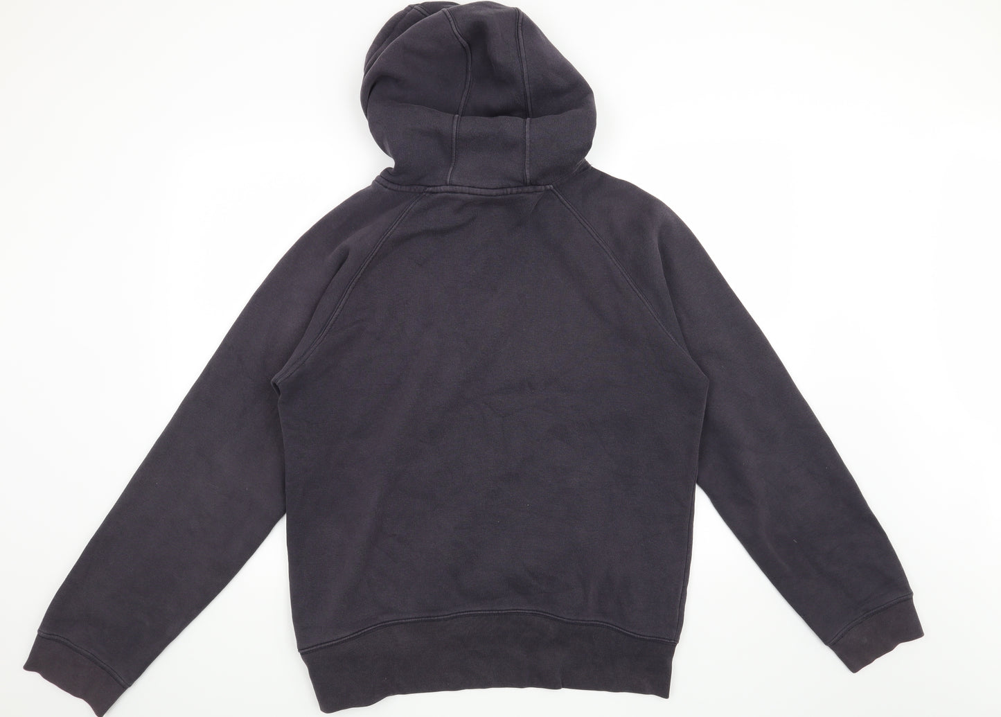 Plain Lazy Mens Blue   Pullover Hoodie Size L  - Going nowhere