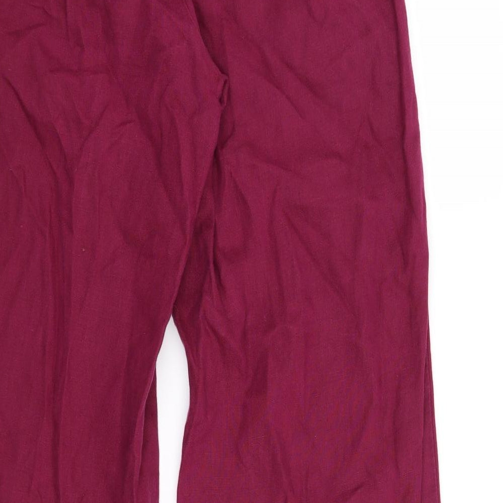 Hobbs Womens Red   Trousers   L28 in