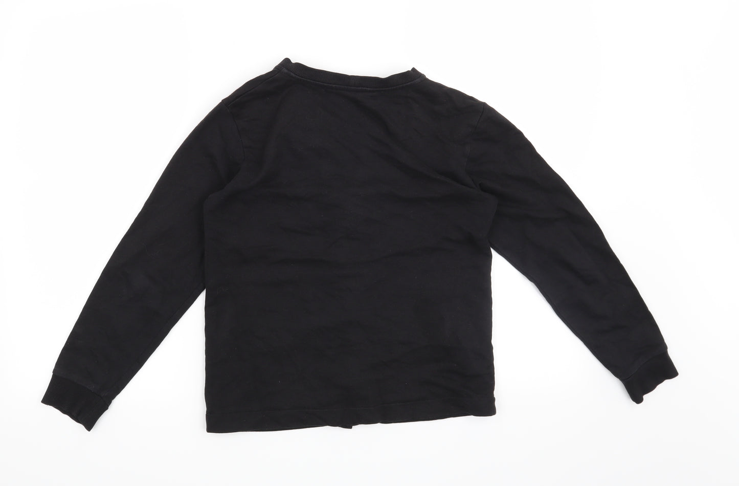 H&M Girls Black   Cardigan Sweatshirt Size 11-12 Years