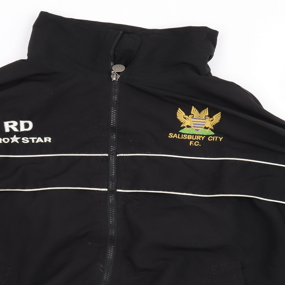 Prostar Mens Black   Jacket  Size M  - Salisbury City FC