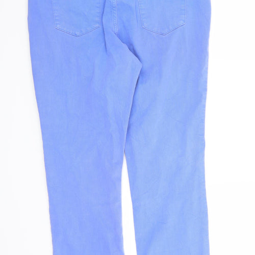 Marks and Spencer Womens Blue   Straight Jeans Size 14 L25 in