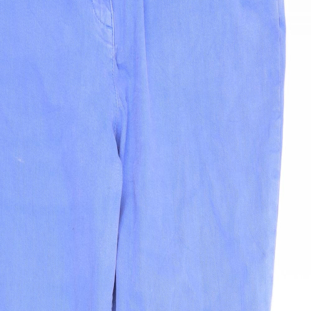 Marks and Spencer Womens Blue   Straight Jeans Size 14 L25 in
