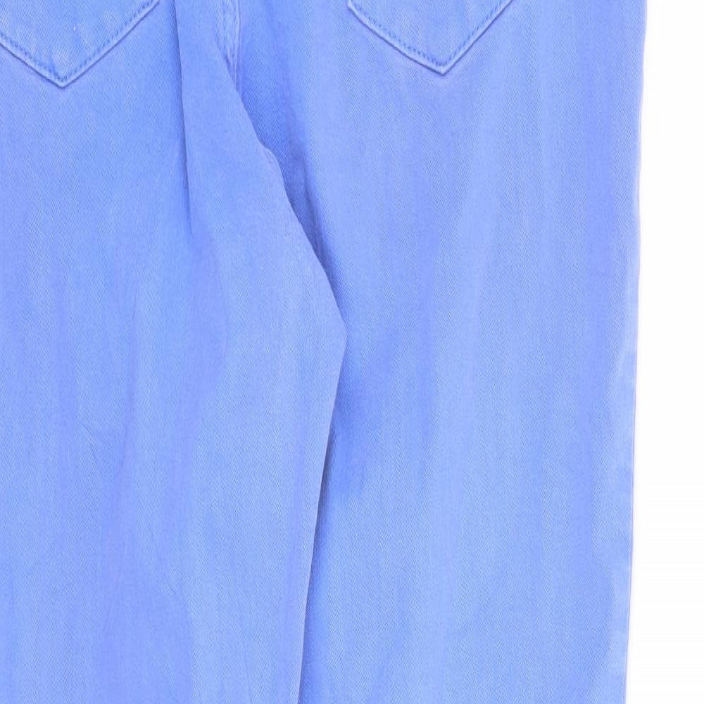 Marks and Spencer Womens Blue   Straight Jeans Size 14 L25 in