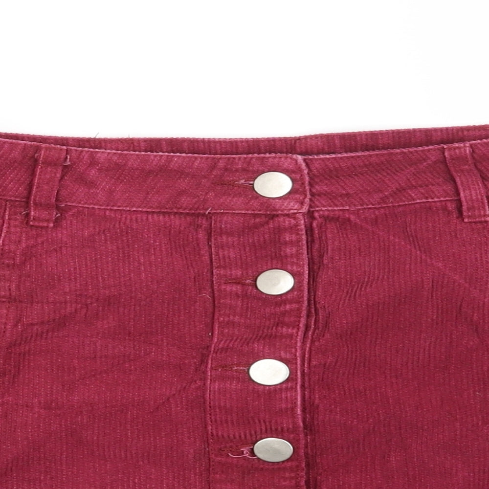 Boohoo Womens Pink   Mini Skirt Size 6