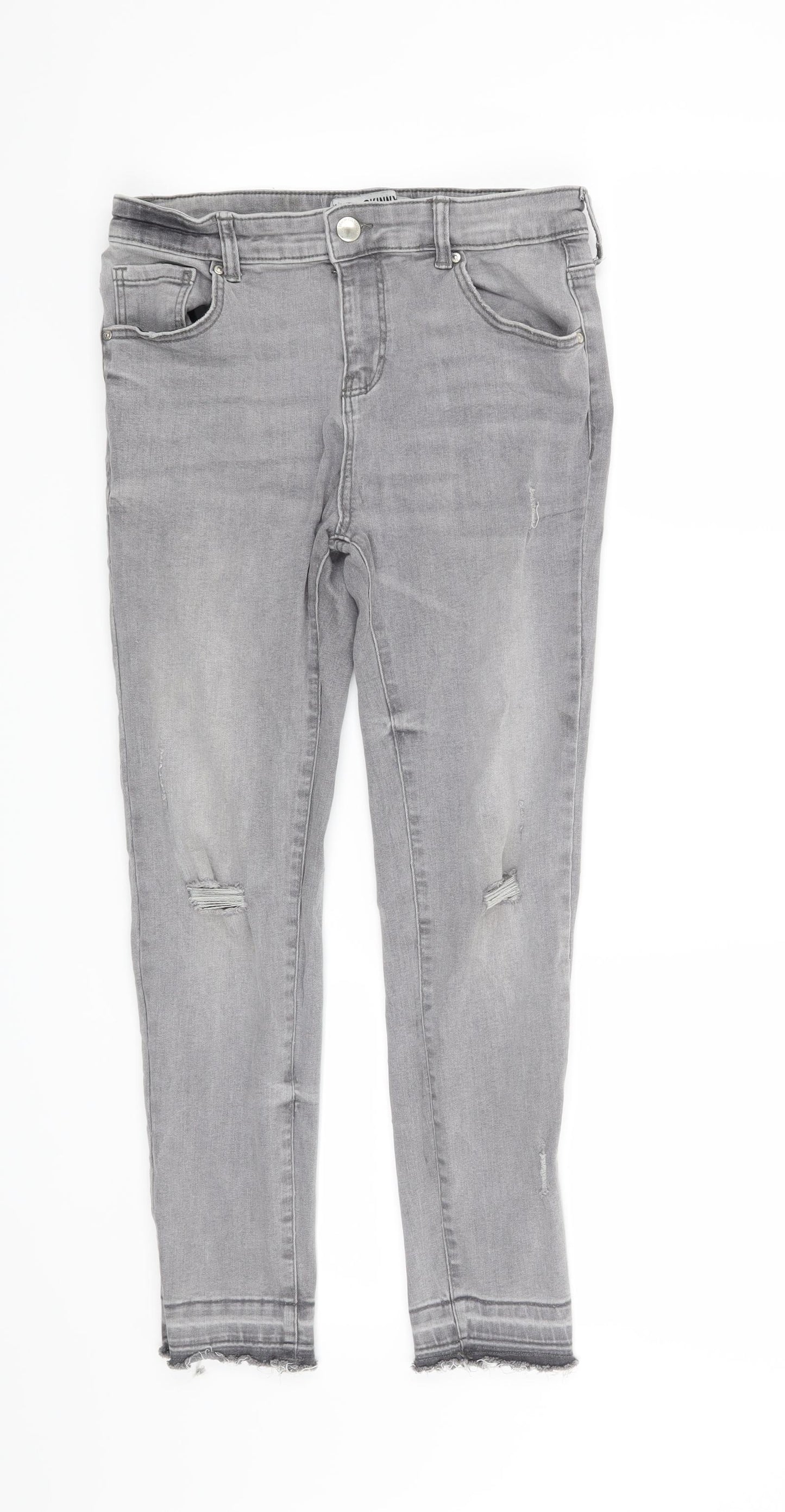 Denim CO Boys Grey   Skinny Jeans Size 11-12 Years