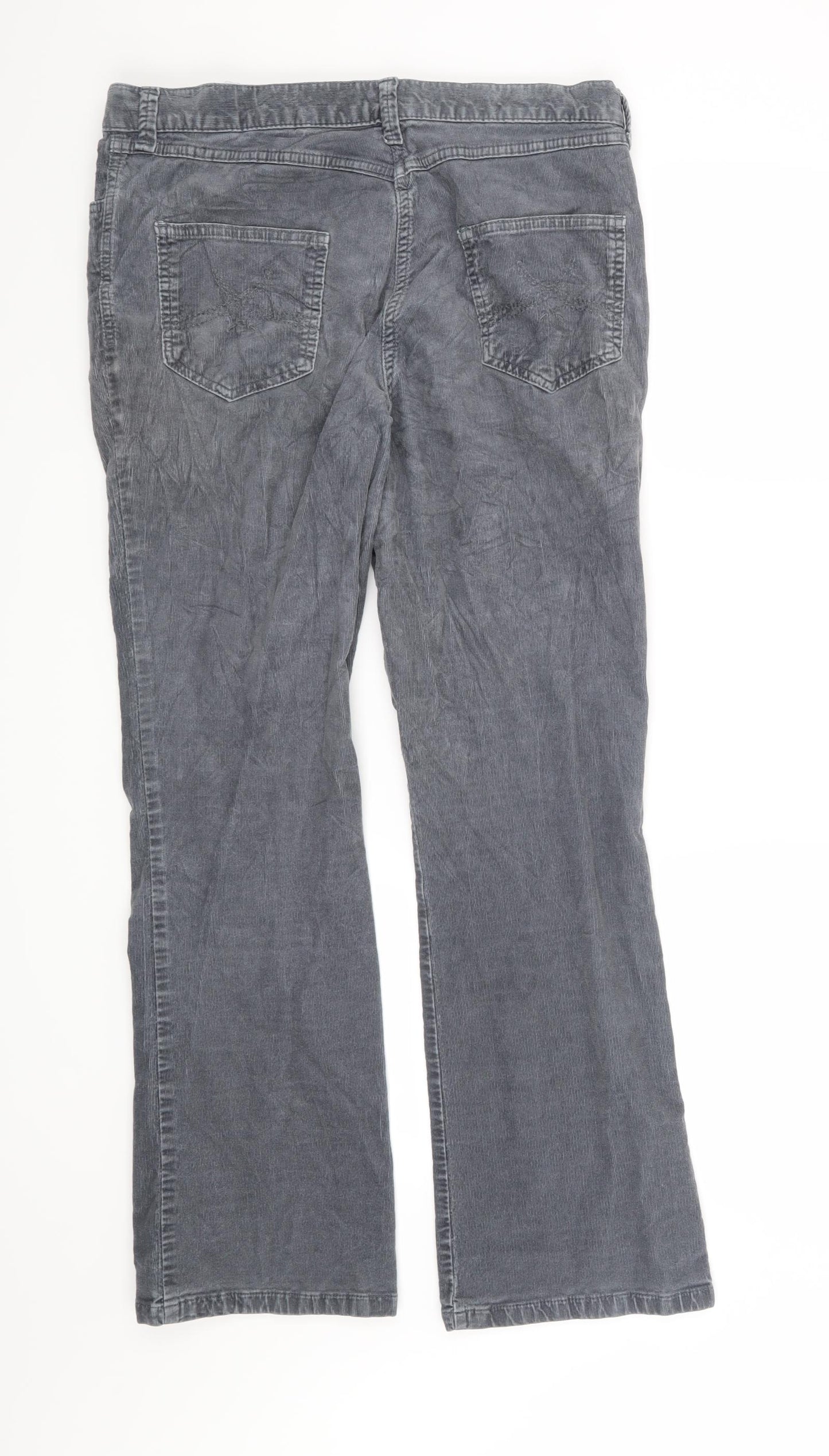 Marks and Spencer Womens Blue   Straight Jeans Size 14 L29 in