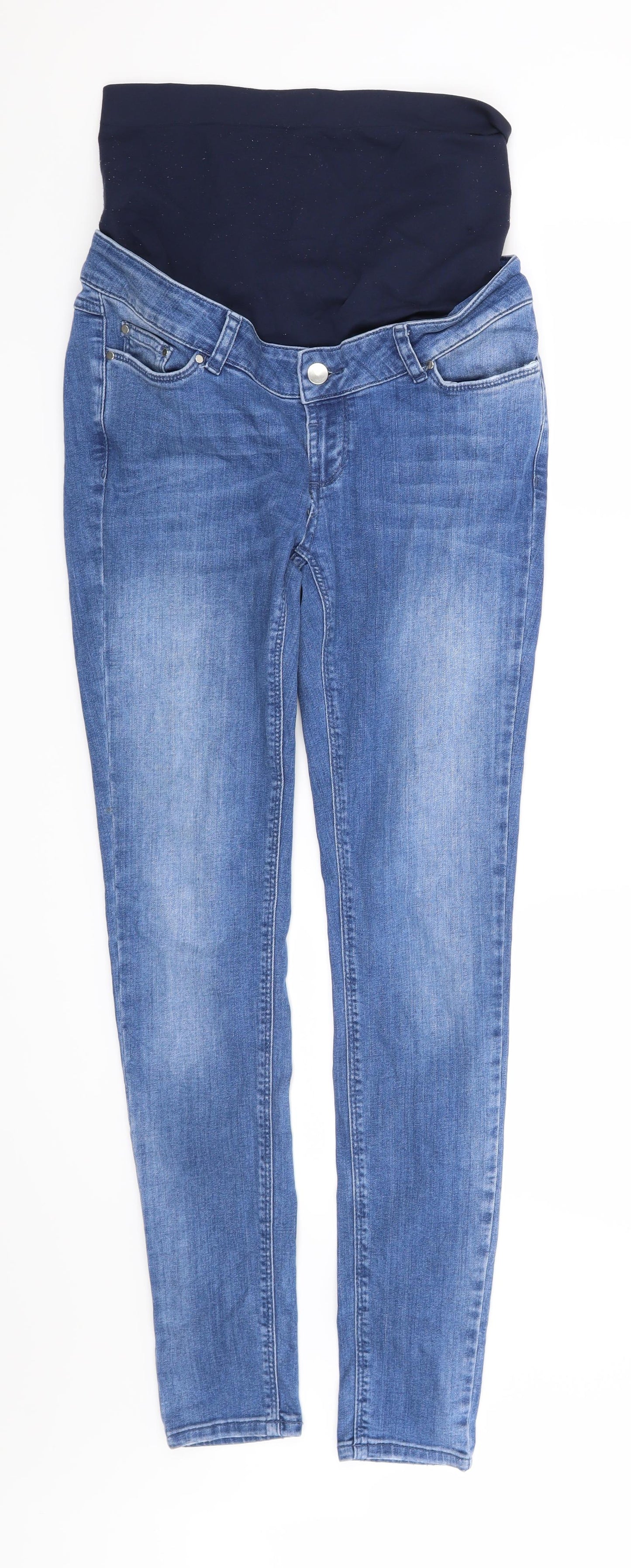 Seraphine Womens Blue   Skinny Jeans Size 10 L30 in