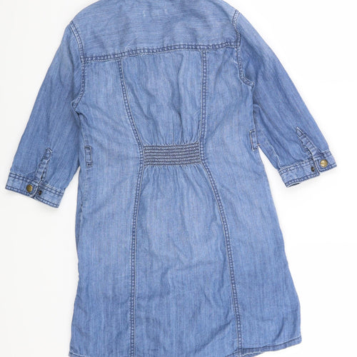 Gap Girls Blue   Shirt Dress  Size L