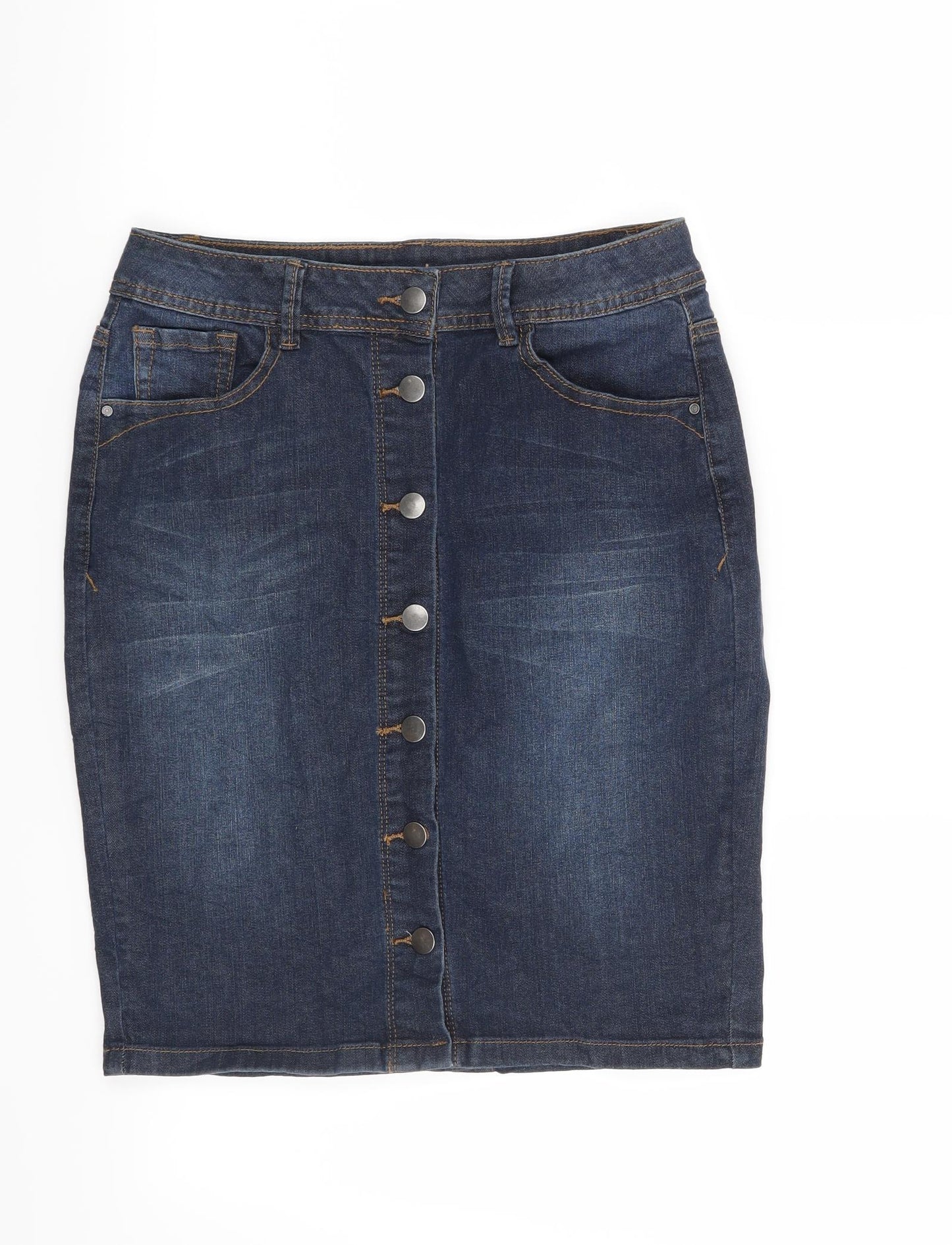 TU Womens Blue   Straight & Pencil Skirt Size 8