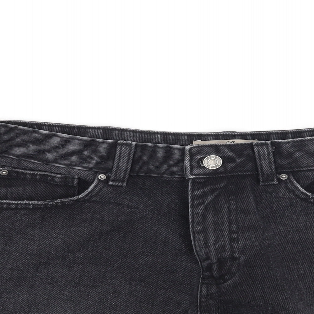 Denim CO Womens Black   Cut-Off Shorts Size 12