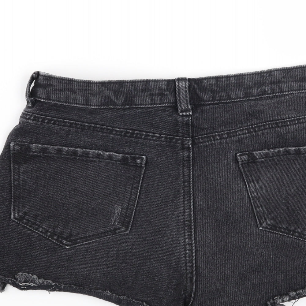 Denim CO Womens Black   Cut-Off Shorts Size 12