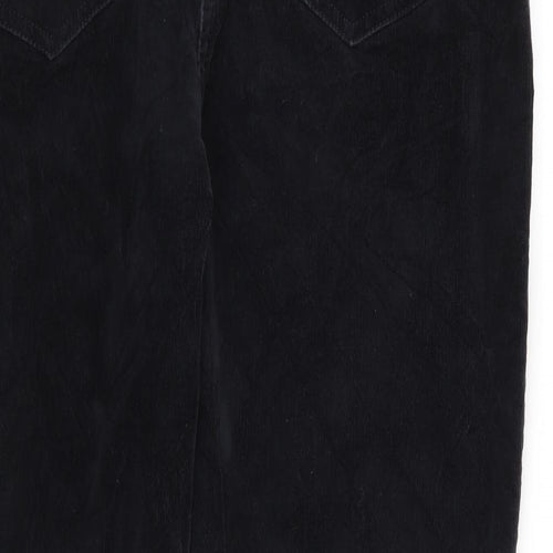Marks and Spencer Womens Black   Straight Jeans Size 16 L28 in