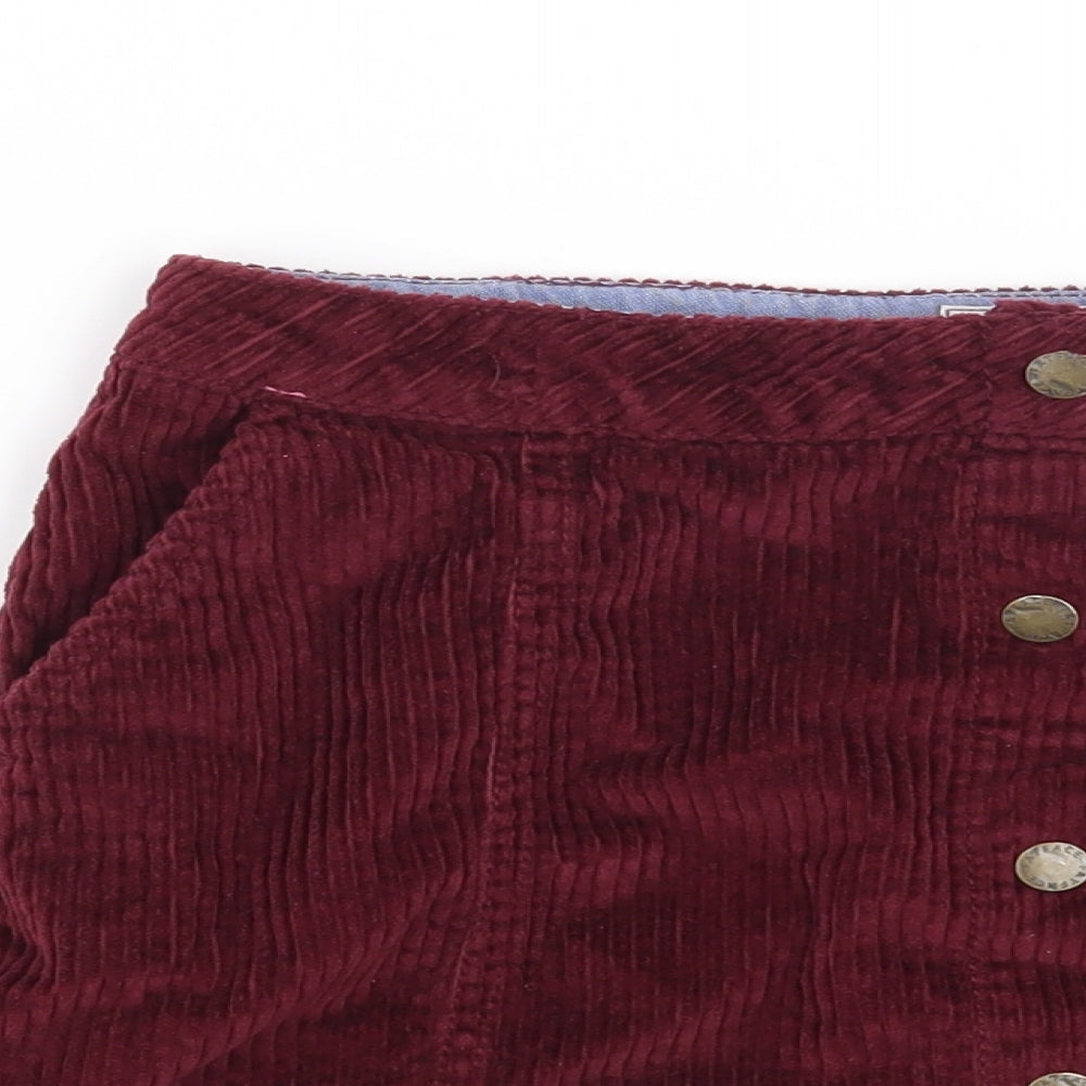 Fat Face Girls Red   Mini Skirt Size 10-11 Years