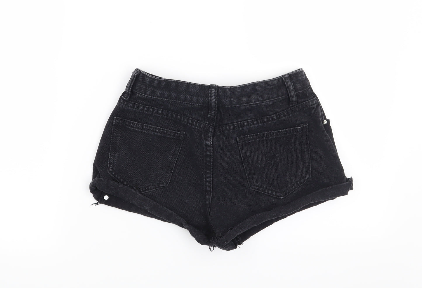 Preworn Womens Black   Cut-Off Shorts Size S