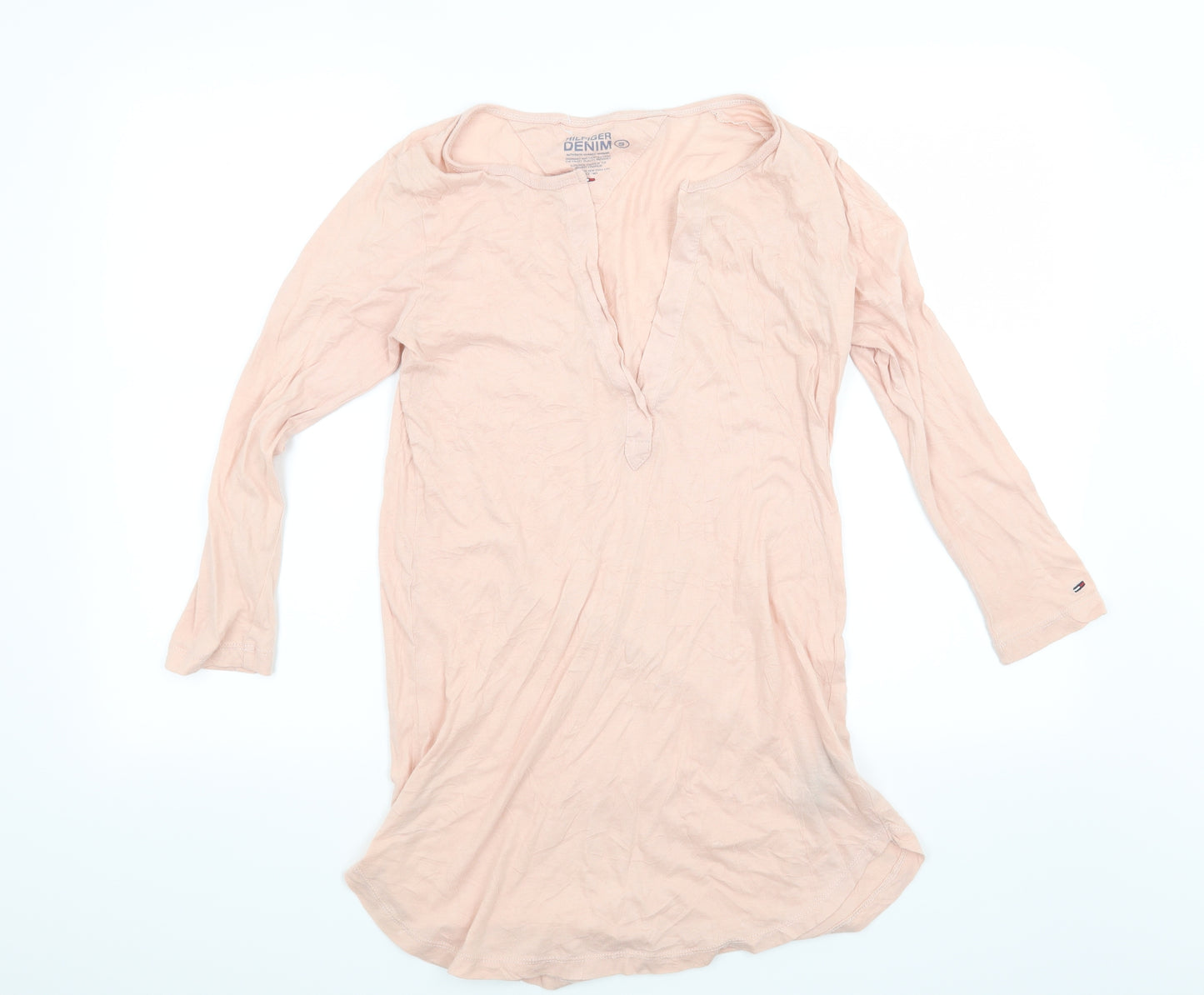 Hilfiger Denim Womens Pink   Basic T-Shirt Size S