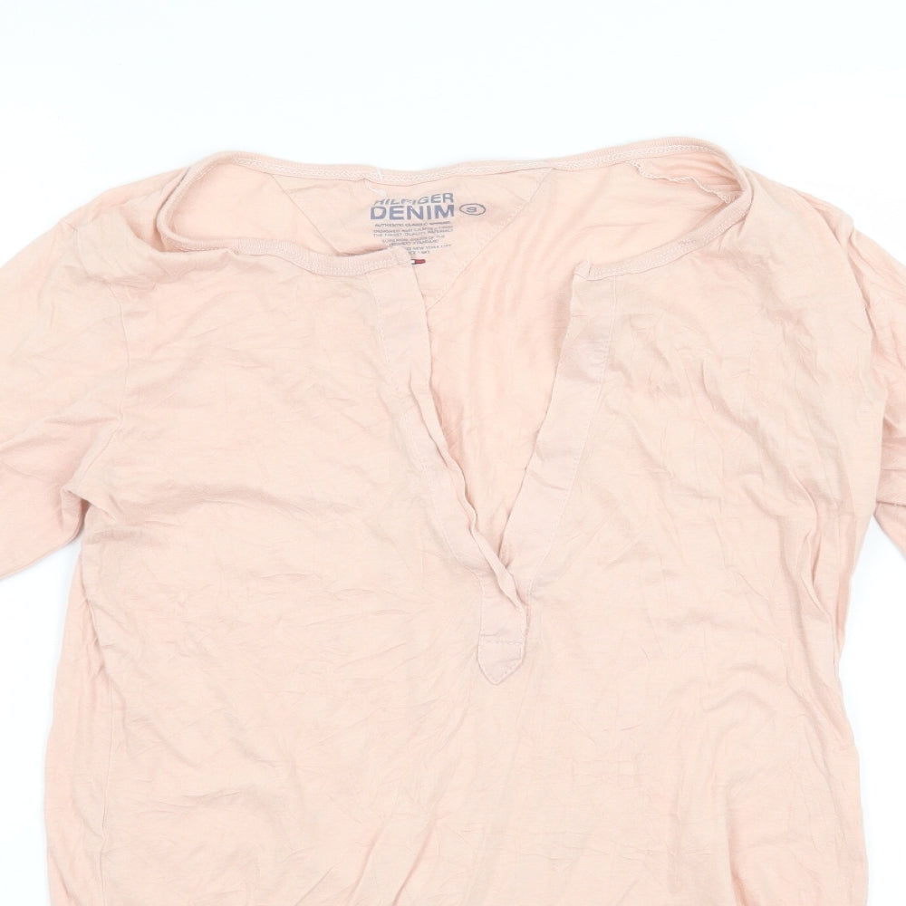 Hilfiger Denim Womens Pink   Basic T-Shirt Size S