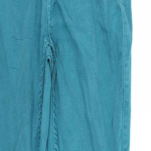 Pieces Womens Blue   Straight Jeans  L30 in