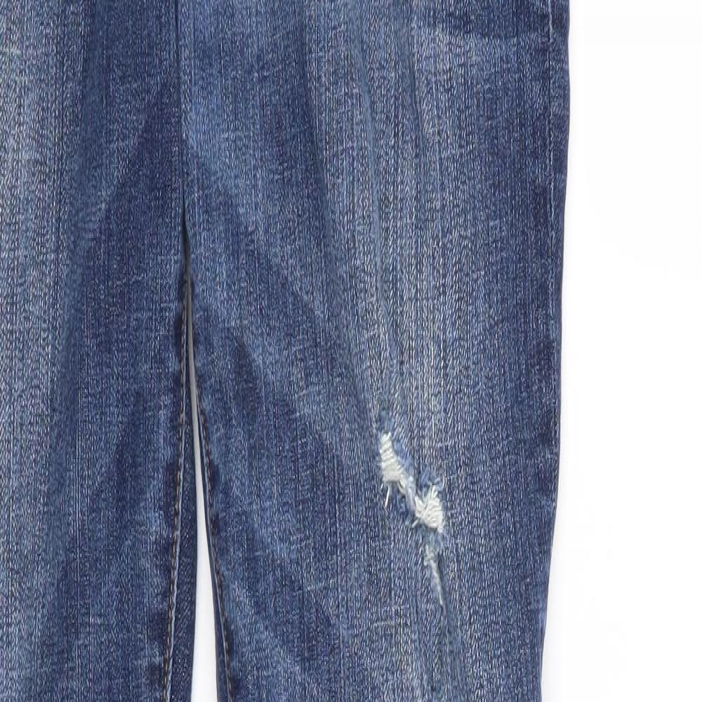 Abercrombie & Fitch Womens Blue   Straight Jeans  L31 in