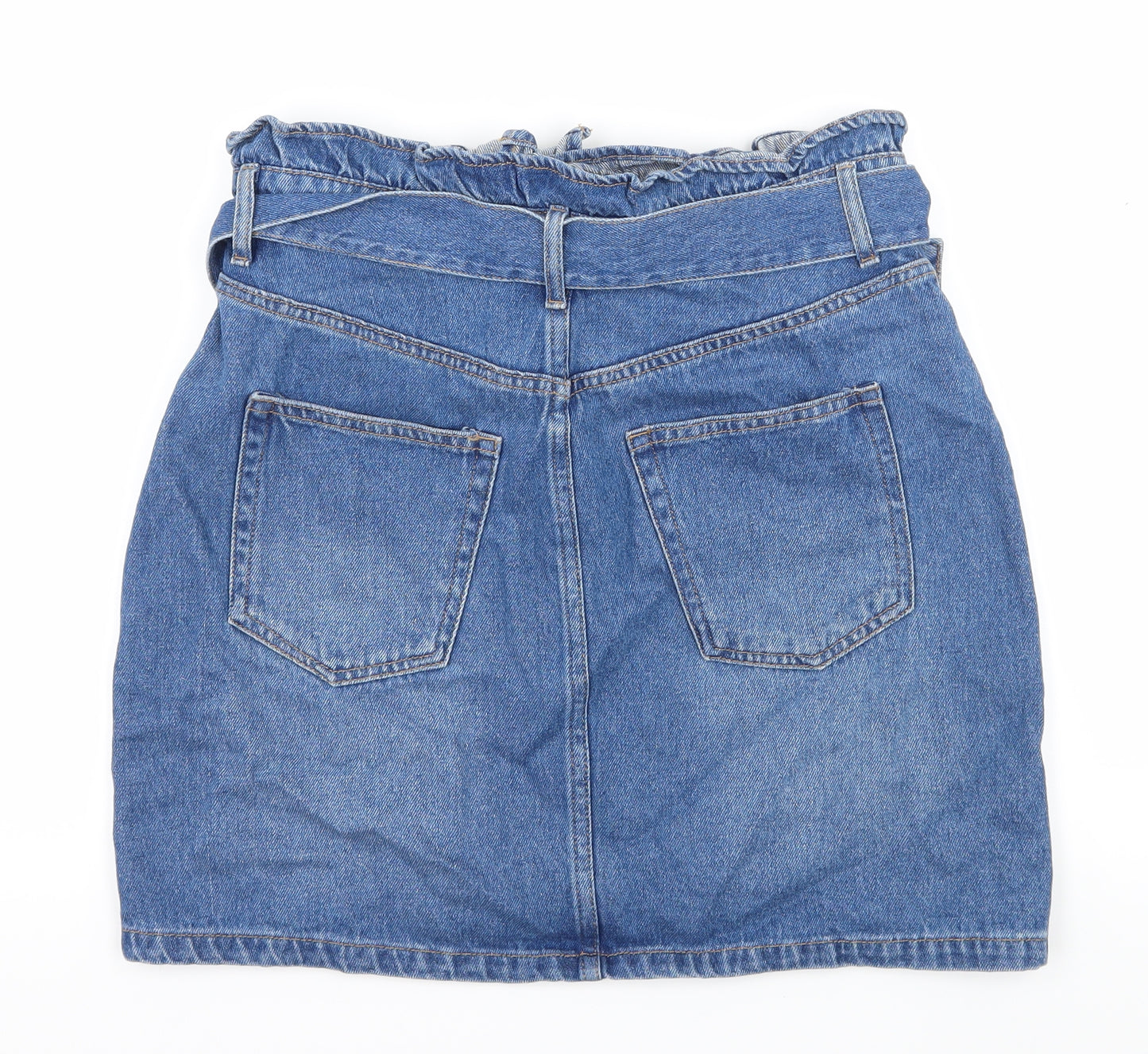 Divided by H&M Womens Blue  Denim A-Line Skirt Size 10