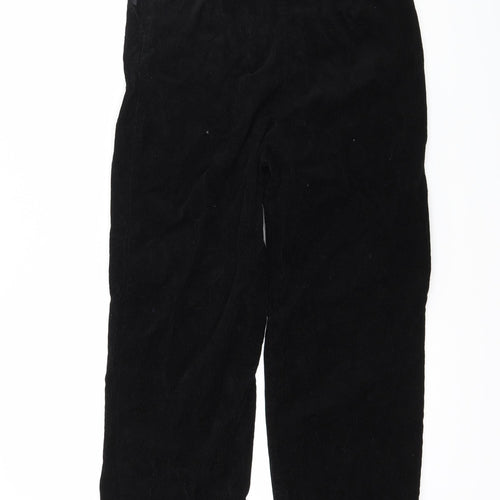 New Look Womens Black  Corduroy Trousers  Size 8 L24 in